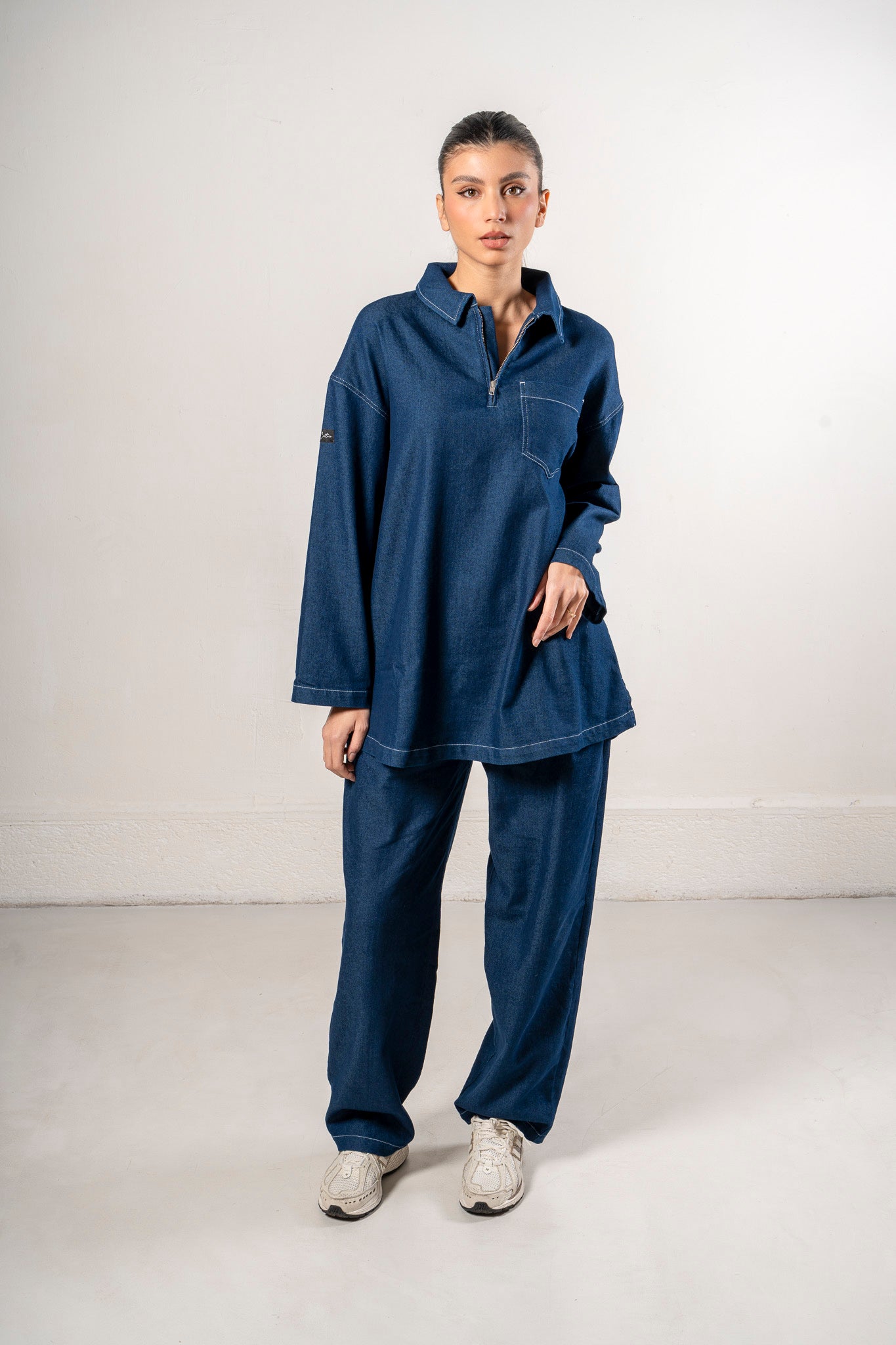 Chemise oversize en Denim