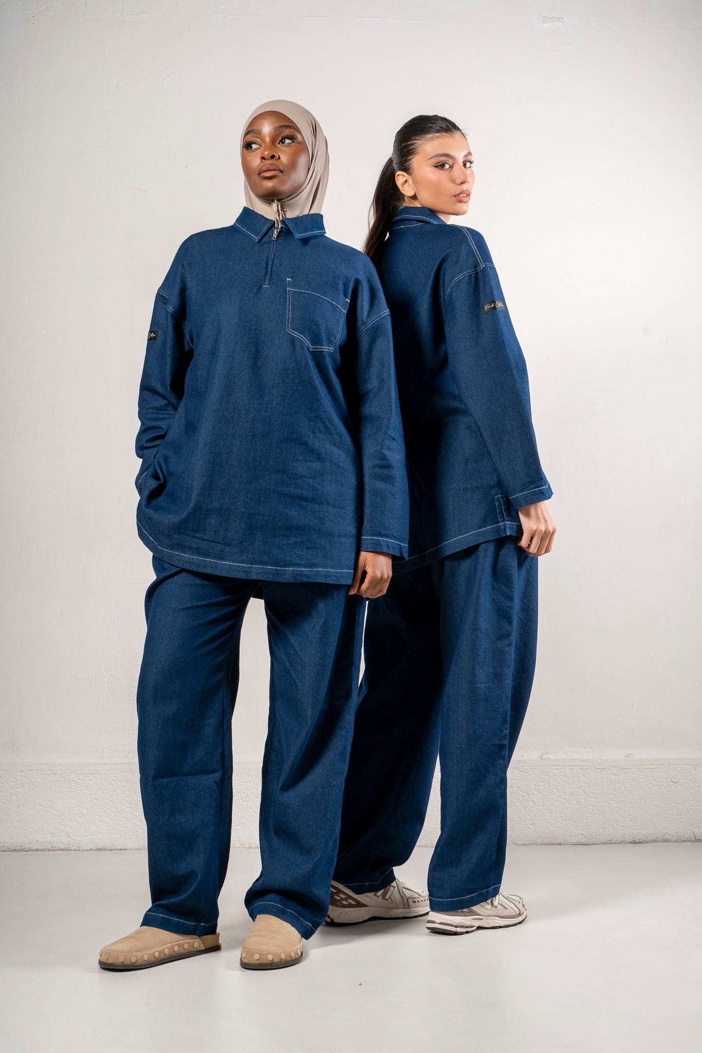 Chemise oversize en Denim