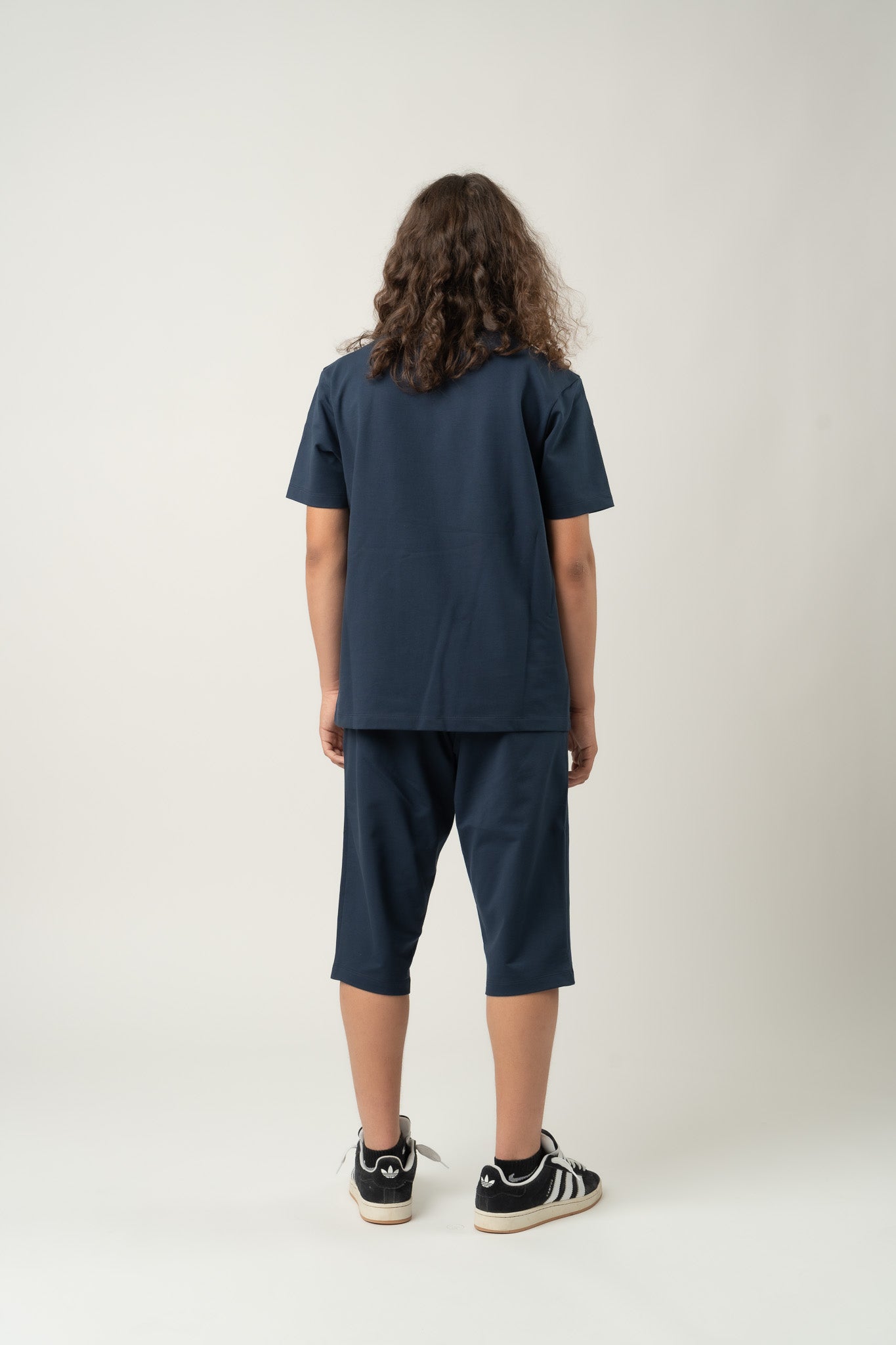 Short large bleu marine Homme