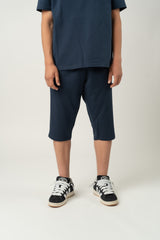 Short large bleu marine Homme