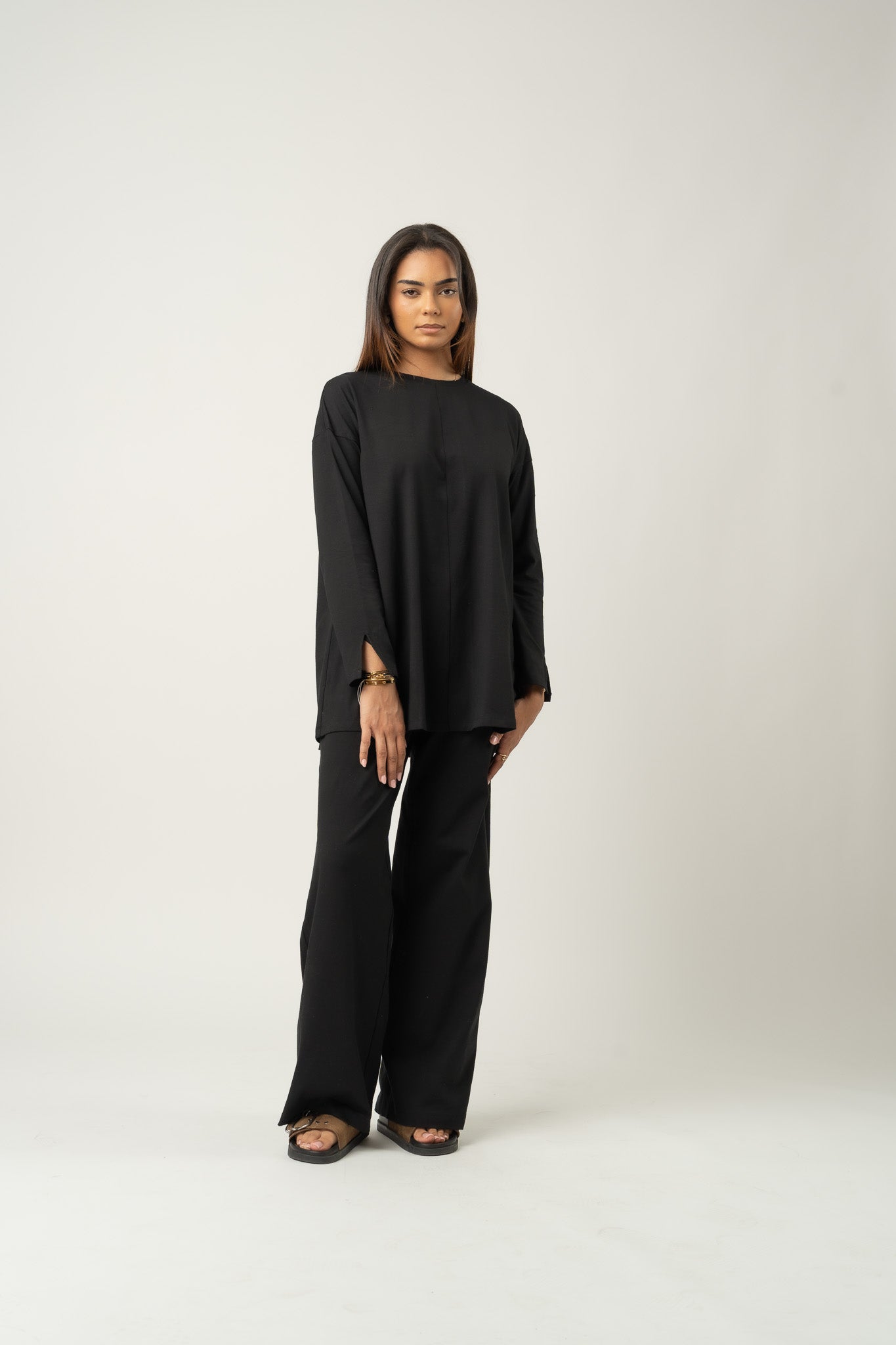 T-shirt Basic oversize Black