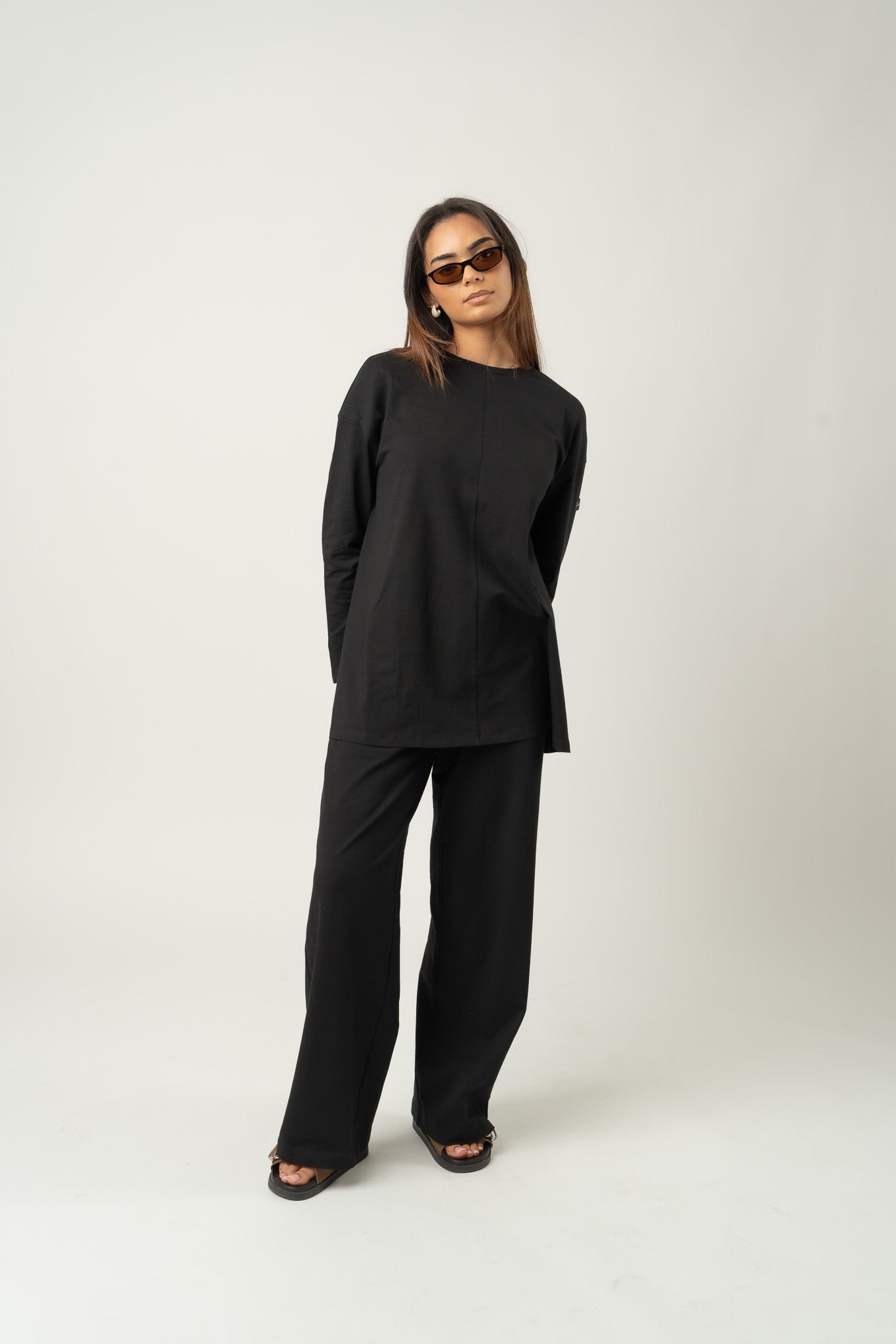 T-shirt Basic oversize Black