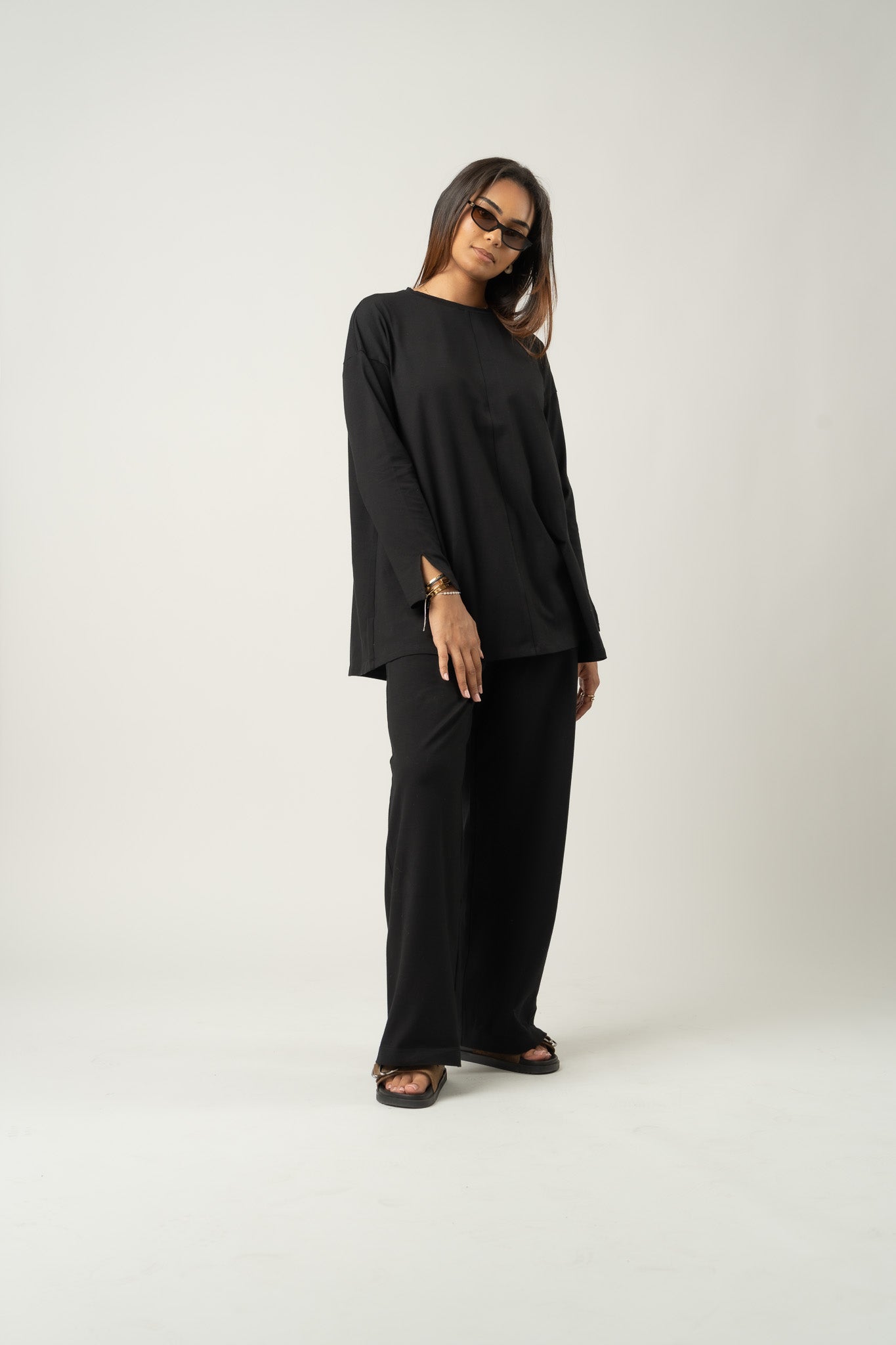 T-shirt Basic oversize Black