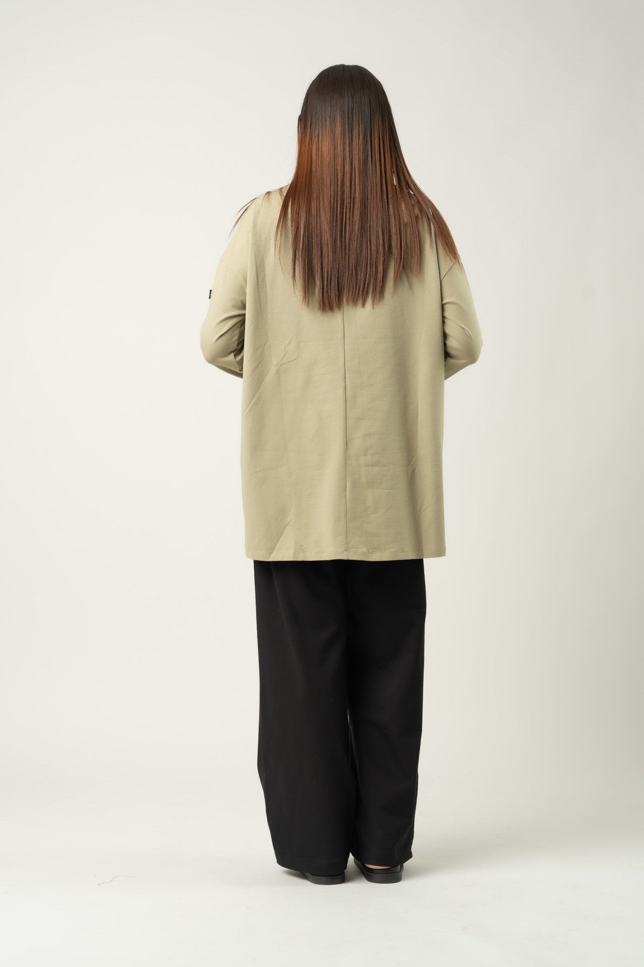 T-shirt Basic oversize Matcha