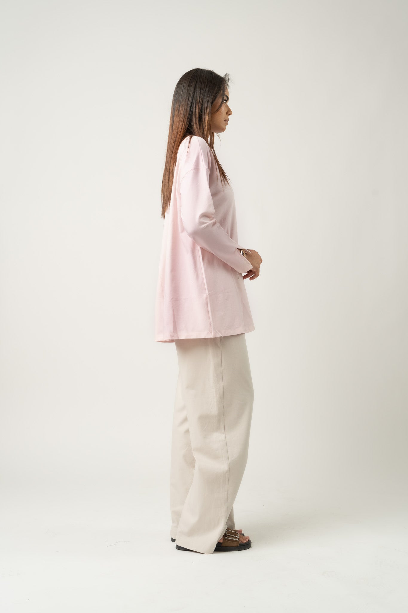 T-shirt Basic oversize Blush