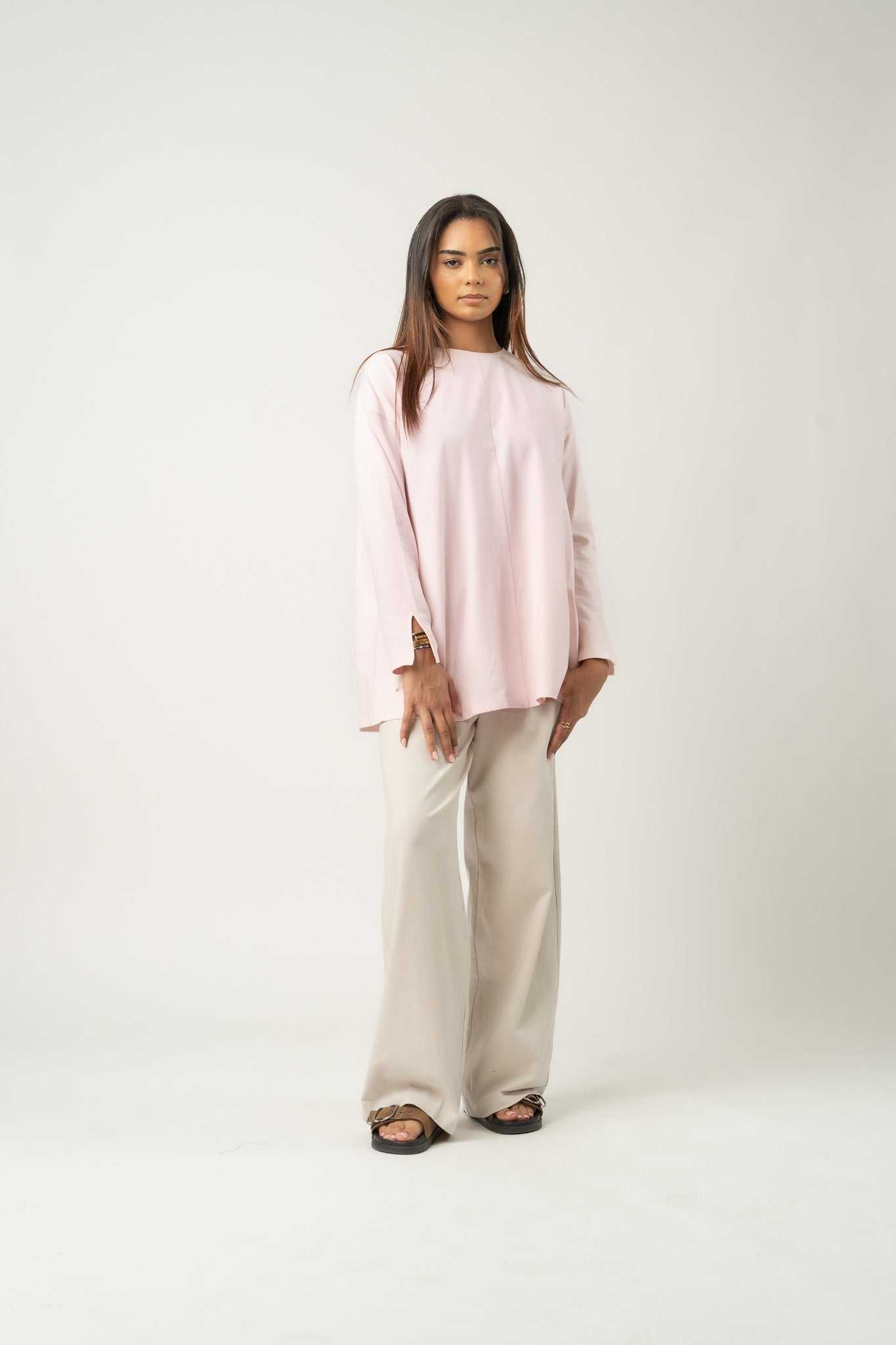 T-shirt Basic oversize Blush