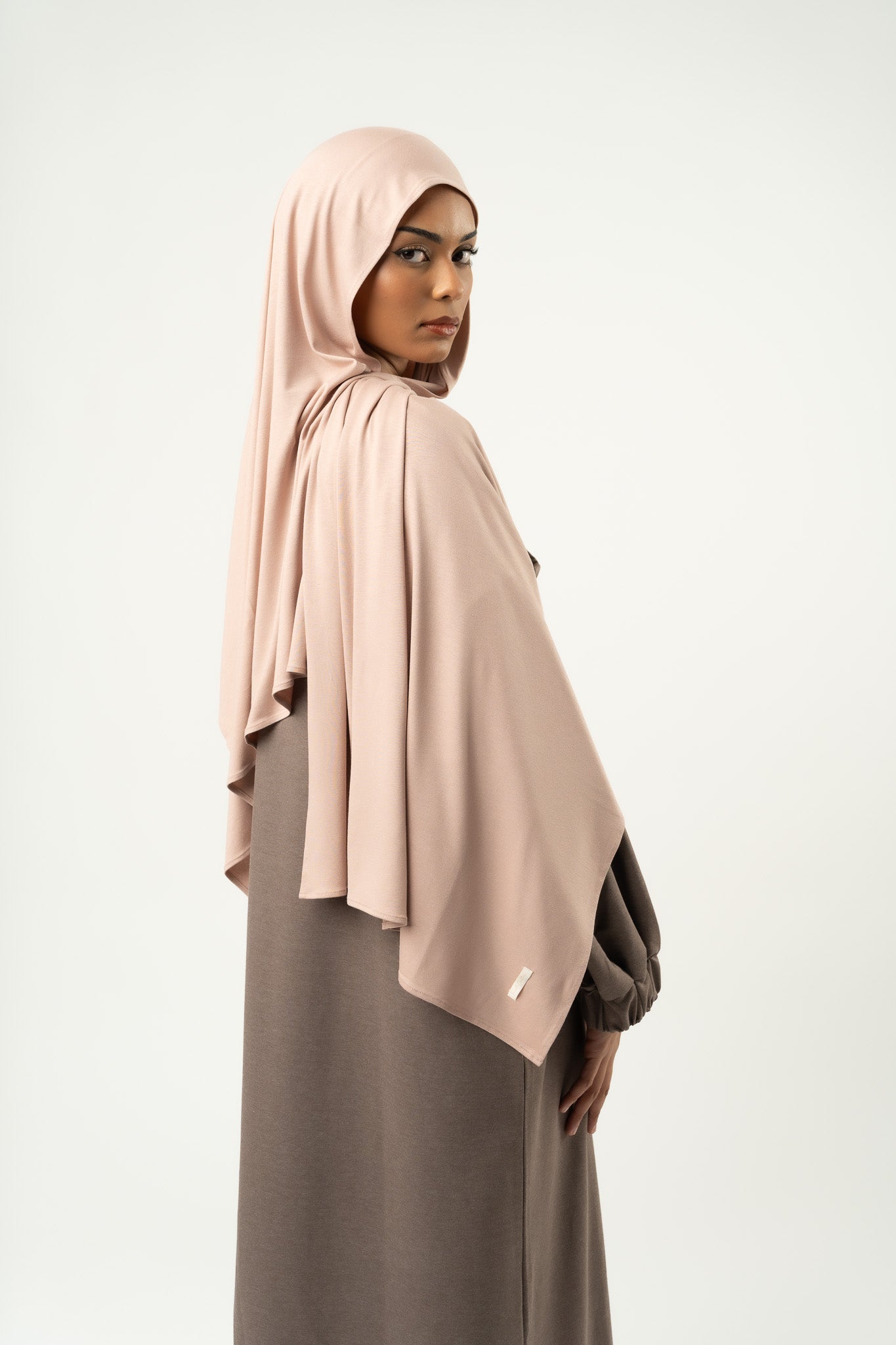 Hijab jersey MINI nude