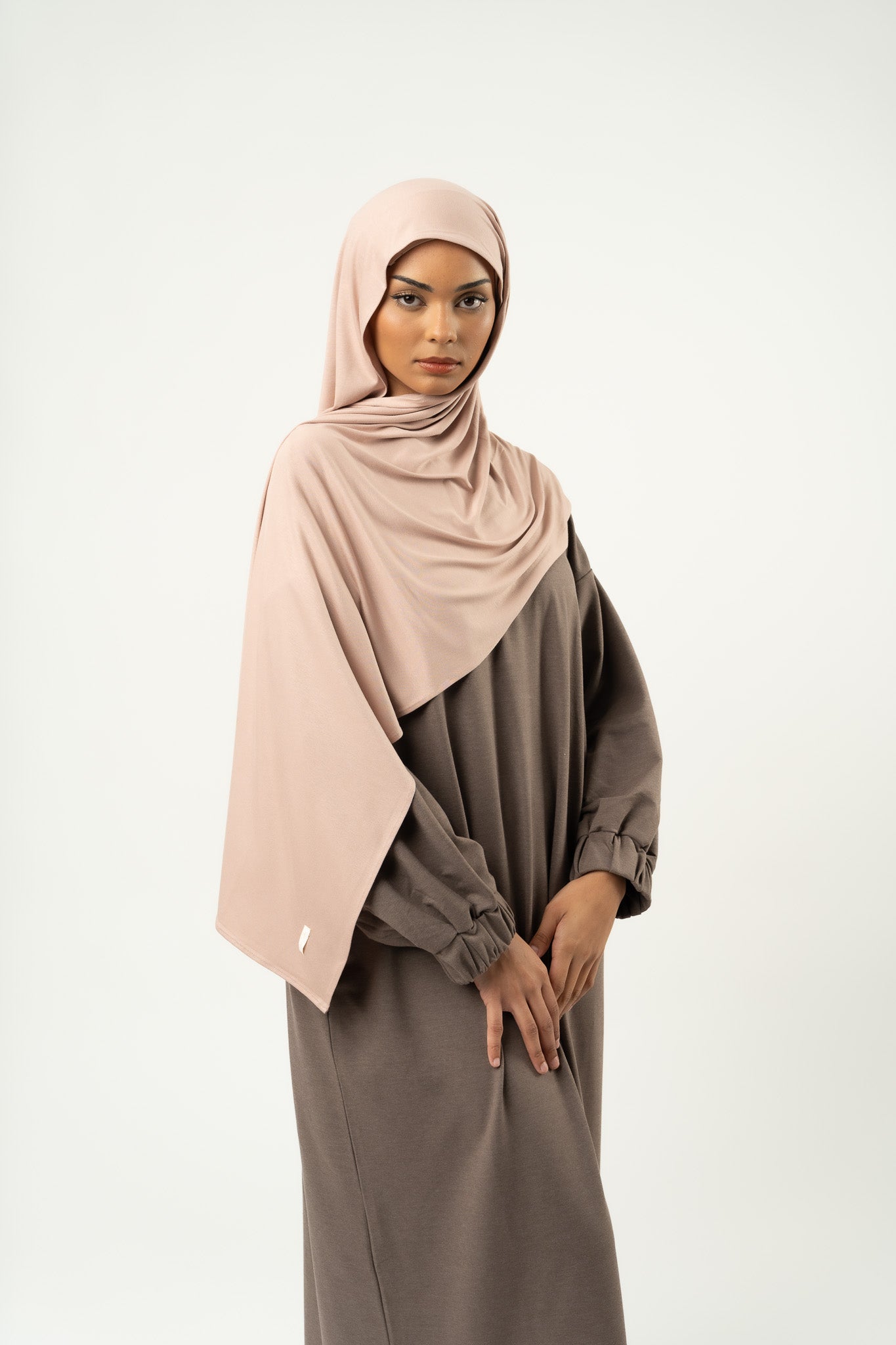 Hijab jersey MINI nude