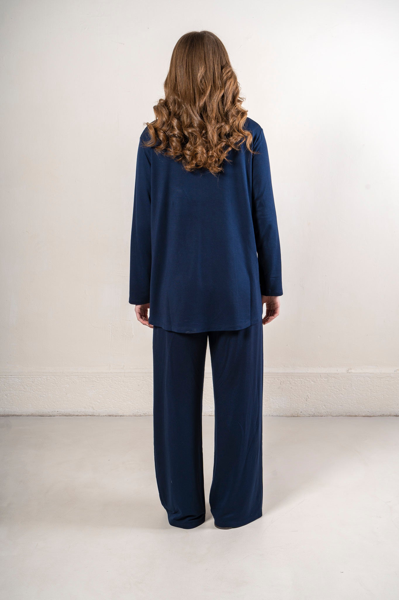 T-shirt asymétrique oversize bleu