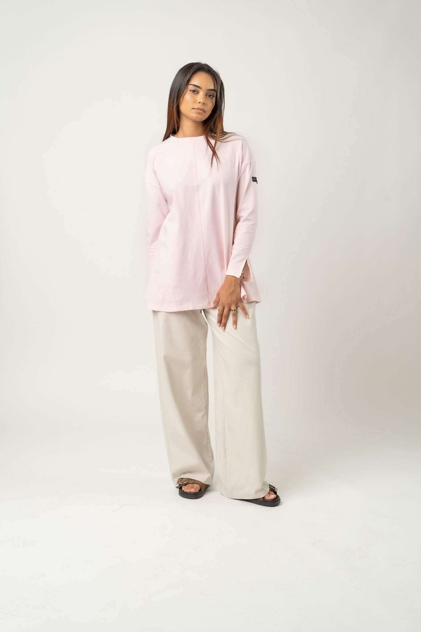 T-shirt Basic oversize Blush