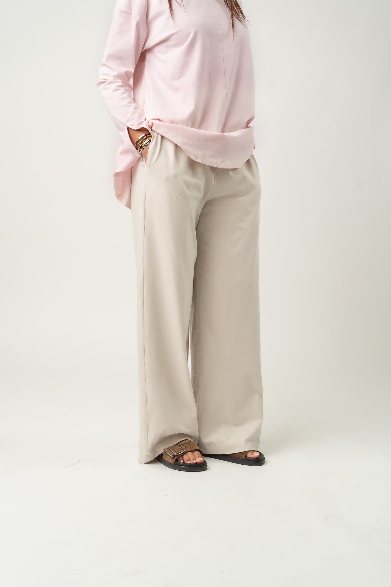 Pantalon ample en coton Vanilla