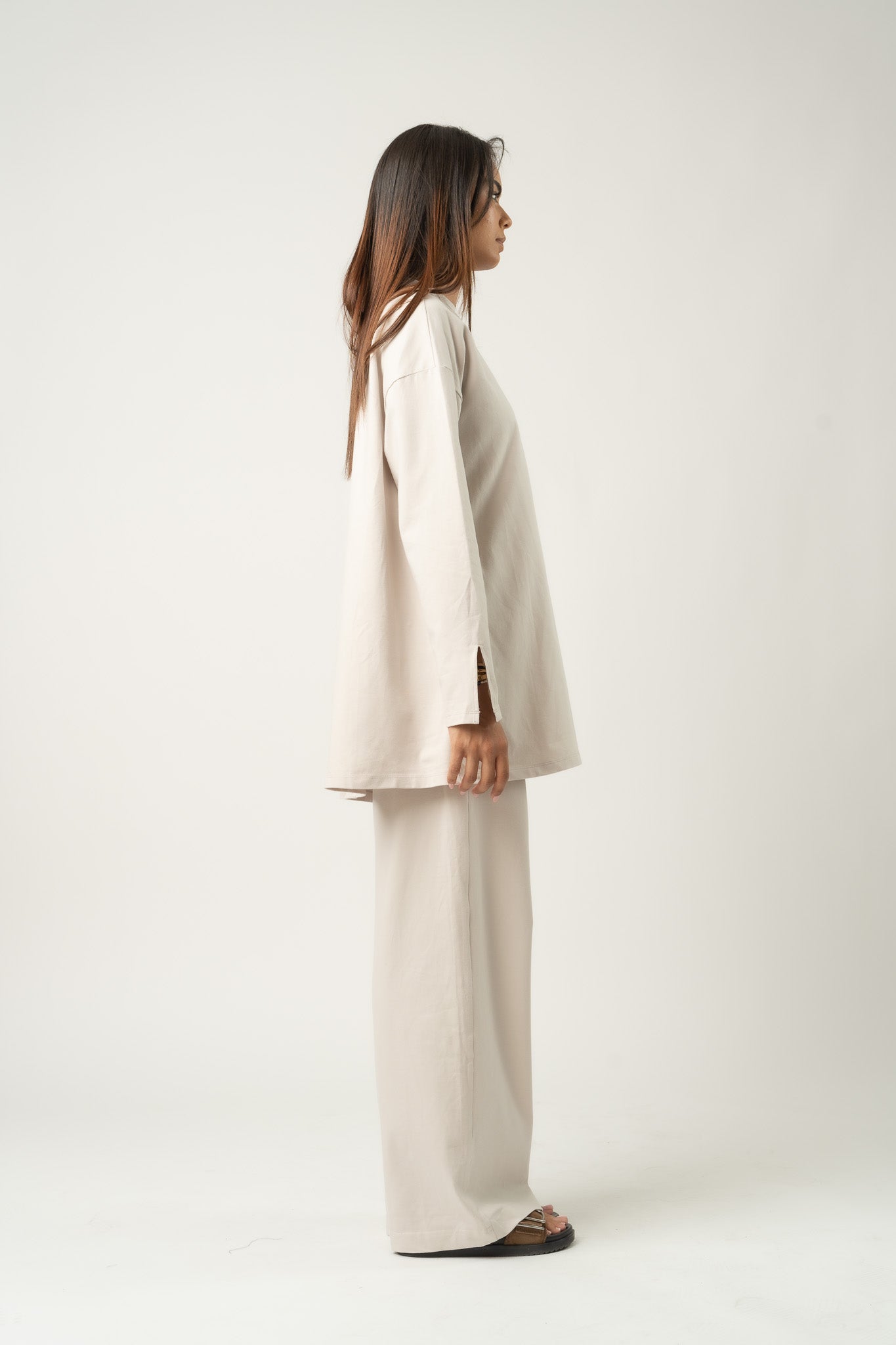 Pantalon ample en coton Vanilla